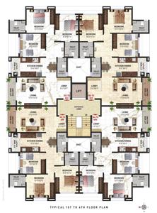 Project Image of 1385.0 - 1515.0 Sq.ft 3 BHK Apartment for buy in Hill Top Heights