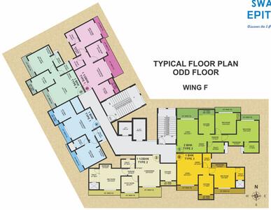 Project Image of 394.0 - 623.0 Sq.ft 1 BHK Apartment for buy in Swastik Epitome Building 2 Phase II 8 To 14 Floors