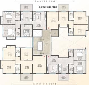 Project Image of 488.0 - 708.0 Sq.ft 2 BHK Apartment for buy in Roongta Shree Tirumala Swastik Apartment
