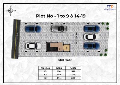Project Image of 600.0 - 947.0 Sq.ft 2 BHK Apartment for buy in MP Petals