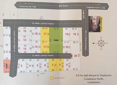 Project Image of 654.0 - 4950.0 Sq.ft Residential Plot Plot for buy in 3S Thamara Pride
