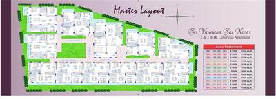 Project Image of 1180.0 - 1450.0 Sq.ft 2 BHK Apartment for buy in AR Sree Vandhana Sai Nivas