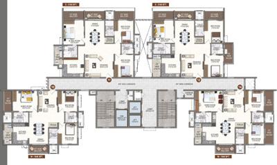 Project Image of 1585.0 - 2285.0 Sq.ft 3 BHK Apartment for buy in Stellar RNP 1