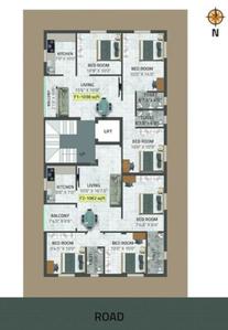 Project Image of 472.0 - 1062.0 Sq.ft 1 BHK Apartment for buy in JK Atlantis