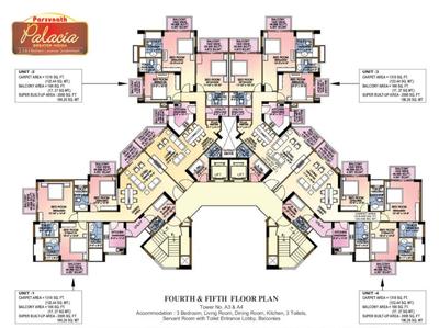 Project Image of 1320.0 - 2575.0 Sq.ft 2 BHK Apartment for buy in Parsvnath Palacia Phase 1