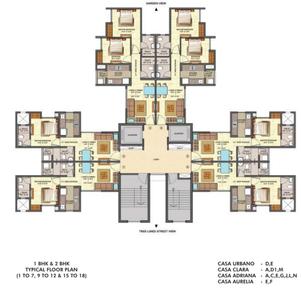 Project Image of 453.0 - 884.0 Sq.ft 1 BHK Apartment for buy in Lodha Centre Park