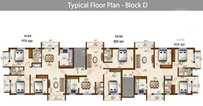 Project Image of 1020.0 - 1300.0 Sq.ft 2 BHK Apartment for buy in Rams Sarovar
