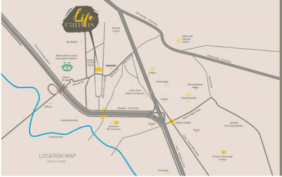 Project Image of 495.0 - 991.0 Sq.ft 1 BHK Apartment for buy in Vighnaharta Life Canvas Phase 1
