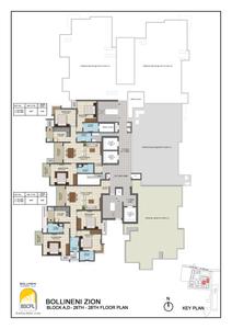 Project Image of 1555.0 - 1650.0 Sq.ft 3 BHK Apartment for buy in BSCPL Bollineni Zion