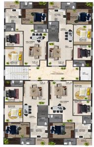 Project Image of 1400.0 - 1410.0 Sq.ft 3 BHK Apartment for buy in Sukras Magizham