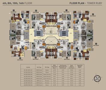 Project Image of 828.0 - 1890.0 Sq.ft 2 BHK Apartment for buy in Purva Aspire