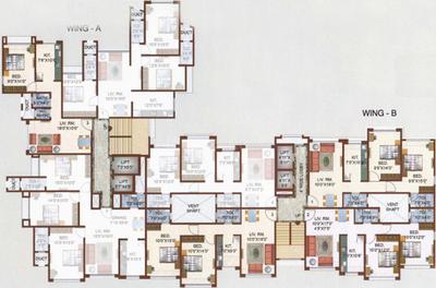 Project Image of 680.0 - 1110.0 Sq.ft 1 BHK Apartment for buy in KJ Takshashila Apartments