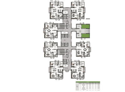 Project Image of 1243.0 - 2257.0 Sq.ft 2 BHK Apartment for buy in Aparna Zenon