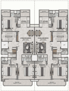 Project Image of 0.0 - 1620.0 Sq.ft 3 BHK Apartment for buy in Kashi