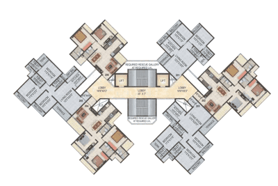 Project Image of 1500 Sq.ft 3 BHK Apartment / Flat for sale in Dronagiri for Rs. 13000000