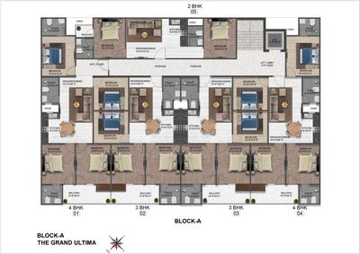 Project Image of 1100.0 - 3200.0 Sq.ft 2 BHK Apartment for buy in Arrow The Grand Ultima