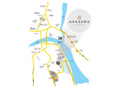 Project Image of 792.0 - 1090.0 Sq.ft 3 BHK Apartment for buy in Omaxe Aananda New Tower