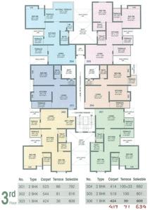 Project Image of 401.0 - 533.0 Sq.ft 1 BHK Apartment for buy in Samartha Rutugandh Residency