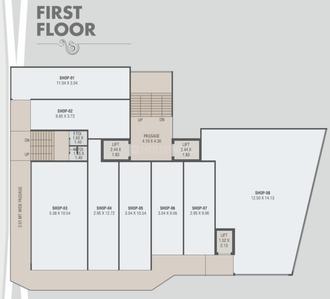 Project Image of 896.31 - 971.55 Sq.ft 3 BHK Apartment for buy in Kanha Antilia