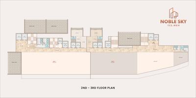 Paradise Noble Sky Building No 1 Cluster Plan from 2nd to 3rd Floor 1