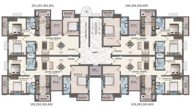 Project Image of 747.03 - 1402.23 Sq.ft 2 BHK Apartment for buy in V5 Emerald