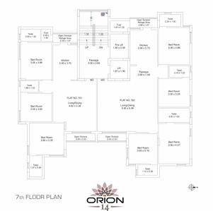 Project Image of 909.87 - 1280.47 Sq.ft 3 BHK Apartment for buy in Urban Orion 14