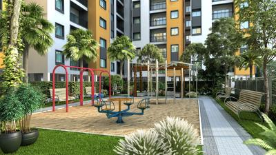 Project Image of 608.0 - 1712.0 Sq.ft 1 BHK Apartment for buy in S And P Courtyard