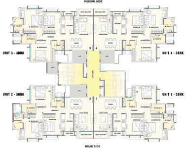 Project Image of 1270 Sq.ft 3 BHK Apartment / Flat for sale in Thane West for Rs. 27000000