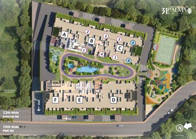 Project Image of 839.48 - 1250.12 Sq.ft 2 BHK Apartment for buy in Bhandari 31 Palma Drive Phase 2