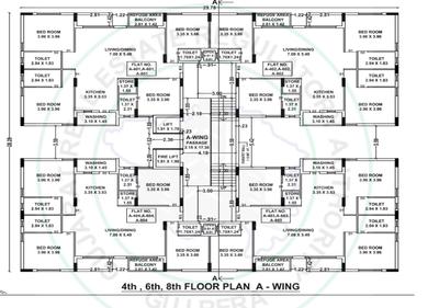 Project Image of 1499.52 - 1533.0 Sq.ft 4 BHK Apartment for buy in Shivom Fortune Vistara