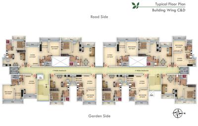 Project Image of 0.0 - 276.96 Sq.ft 1 BHK Apartment for buy in Vraj Virat Greenwoods