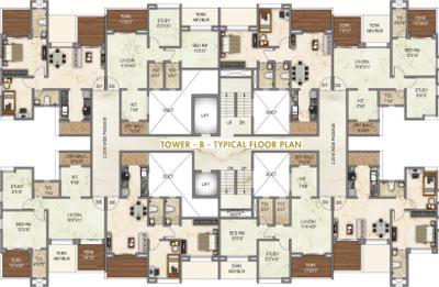 Project Image of 316.0 - 610.0 Sq.ft 1 BHK Apartment for buy in Unique Palazzo Greens