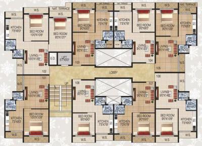 Project Image of 0.0 - 840.0 Sq.ft 2 BHK Apartment for buy in Sarthak Homes