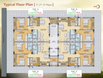 Project Image of 603.0 - 853.0 Sq.ft 2 BHK Apartment for buy in Trinity Ashoka