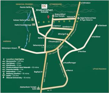 Project Image of 900.0 - 7344.0 Sq.ft Residential Plot Plot for buy in Dharatal Shakumbhari Estate