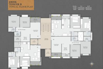 Project Image of 603.32 - 789.21 Sq.ft 2 BHK Apartment for buy in Ganesh Prakruti Icon