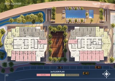 Project Image of 327.0 - 923.0 Sq.ft Studio Studio Apartment for buy in Tiger Red Square