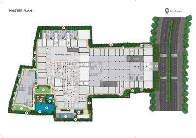 Project Image of 618.0 - 1208.0 Sq.ft 2 BHK Apartment for buy in HP Square Block B C And D