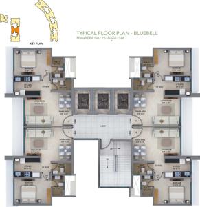 Project Image of 0.0 - 466.0 Sq.ft 1 BHK Apartment for buy in Arkade Earth Wing Bluebell
