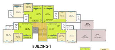 Project Image of 366.0 - 371.0 Sq.ft 1 BHK Apartment for buy in Gayatri Complex