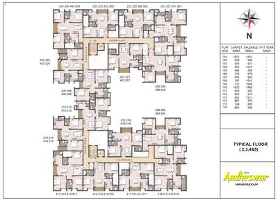 Project Image of 914.0 - 1451.0 Sq.ft 2 BHK Apartment for buy in Jain Aadheeswar