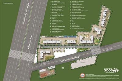 Project Image of 312.0 - 473.0 Sq.ft 1 BHK Apartment for buy in Vascon Goodlife Phase A
