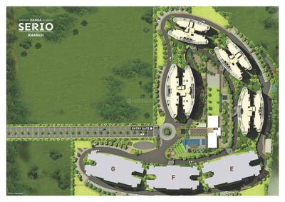 Project Image of 1250 Sq.ft 3 BHK Apartment / Flat for sale in Kharadi for Rs. 20000000
