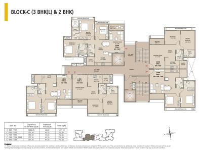 Project Image of 792.65 - 1138.07 Sq.ft 2 BHK Apartment for buy in Arvind Bel Air