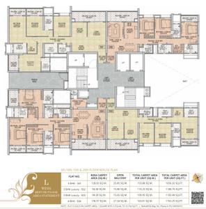 Project Image of 704.5 - 1470.03 Sq.ft 2 BHK Apartment for buy in Sukhwani Empire Square Phase III