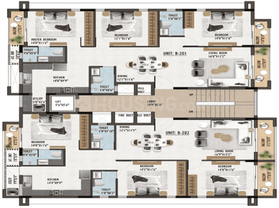 Project Image of 1033.34 - 1474.66 Sq.ft 2 BHK Apartment for buy in R And S Bellevue