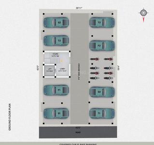 Green Sairam Flats Sriram Flats Cluster Plan for ground Floor 1