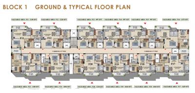 Project Image of 1429 Sq.ft 3 BHK Apartment / Flat for sale in Sompura for Rs. 10600000