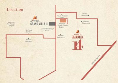 Project Image of 1023.0 - 1499.0 Sq.ft 3 BHK Villa for buy in Aatmiya Grandvilla 14