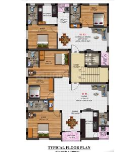 Project Image of 0.0 - 900.0 Sq.ft 2 BHK Apartment for buy in Hitech Royala Nagar